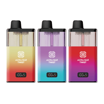 Crystal Prime Aura Bar Twist 40k Prefilled Pod Kit | Box of 5 - Vapewholesalesupplier